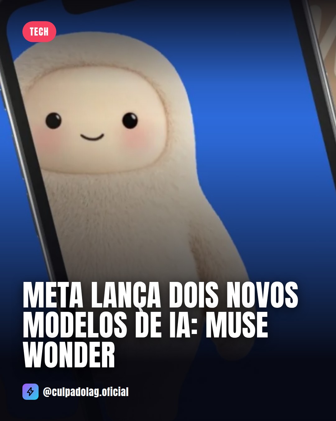 Último post do Culpa do Lag no Instagram
