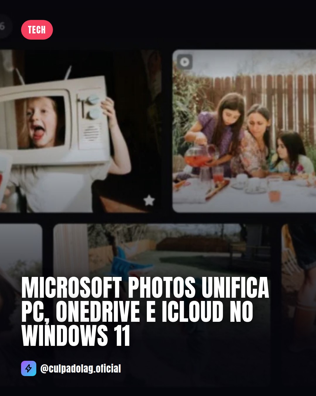 Último post do Culpa do Lag no Instagram