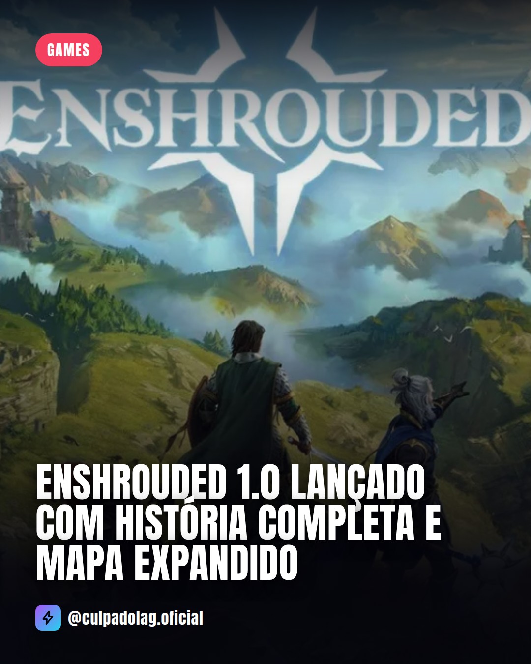 Último post do Culpa do Lag no Instagram