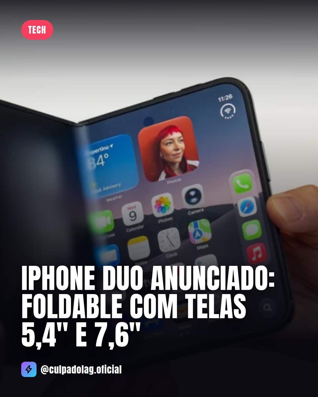 Último post do Culpa do Lag no Instagram