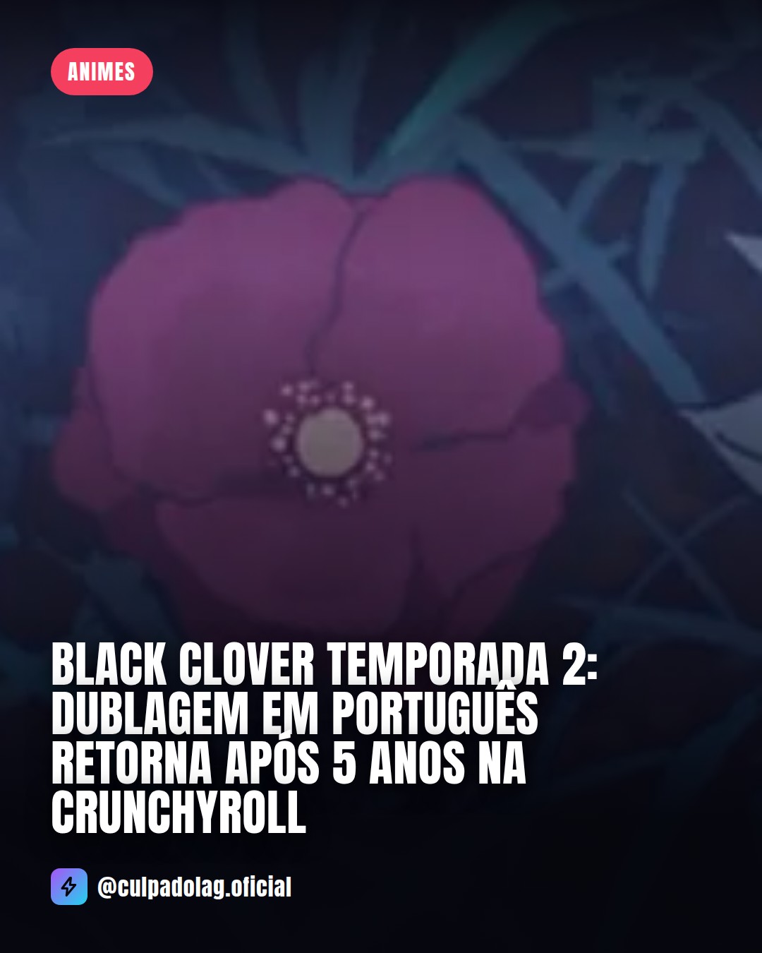 Último post do Culpa do Lag no Instagram