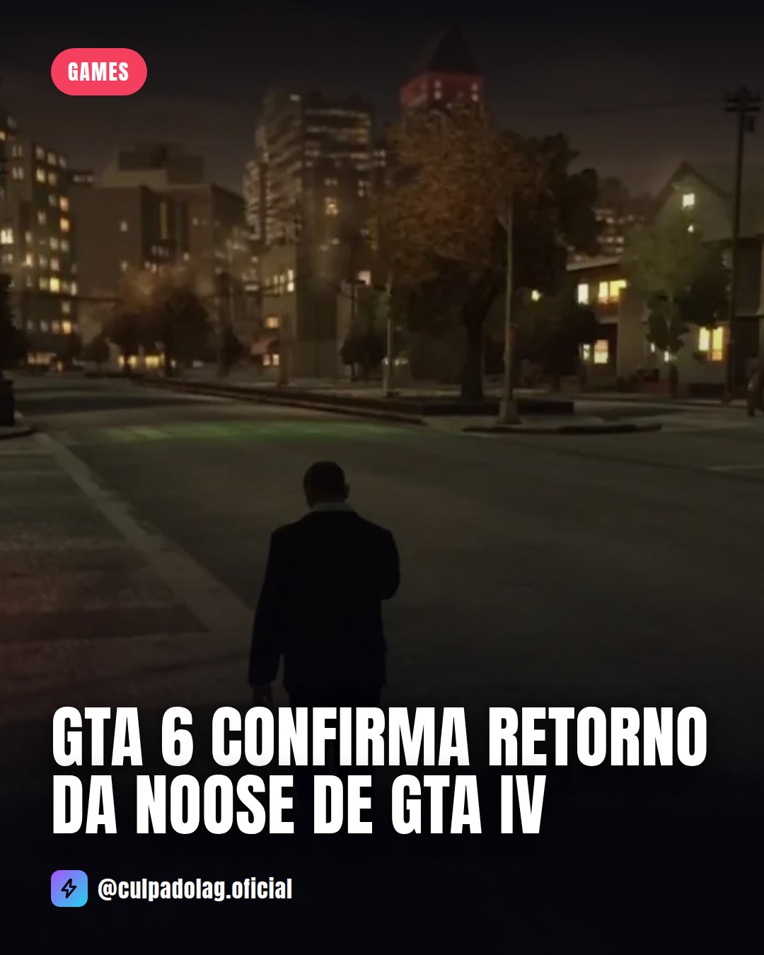 Último post do Culpa do Lag no Instagram