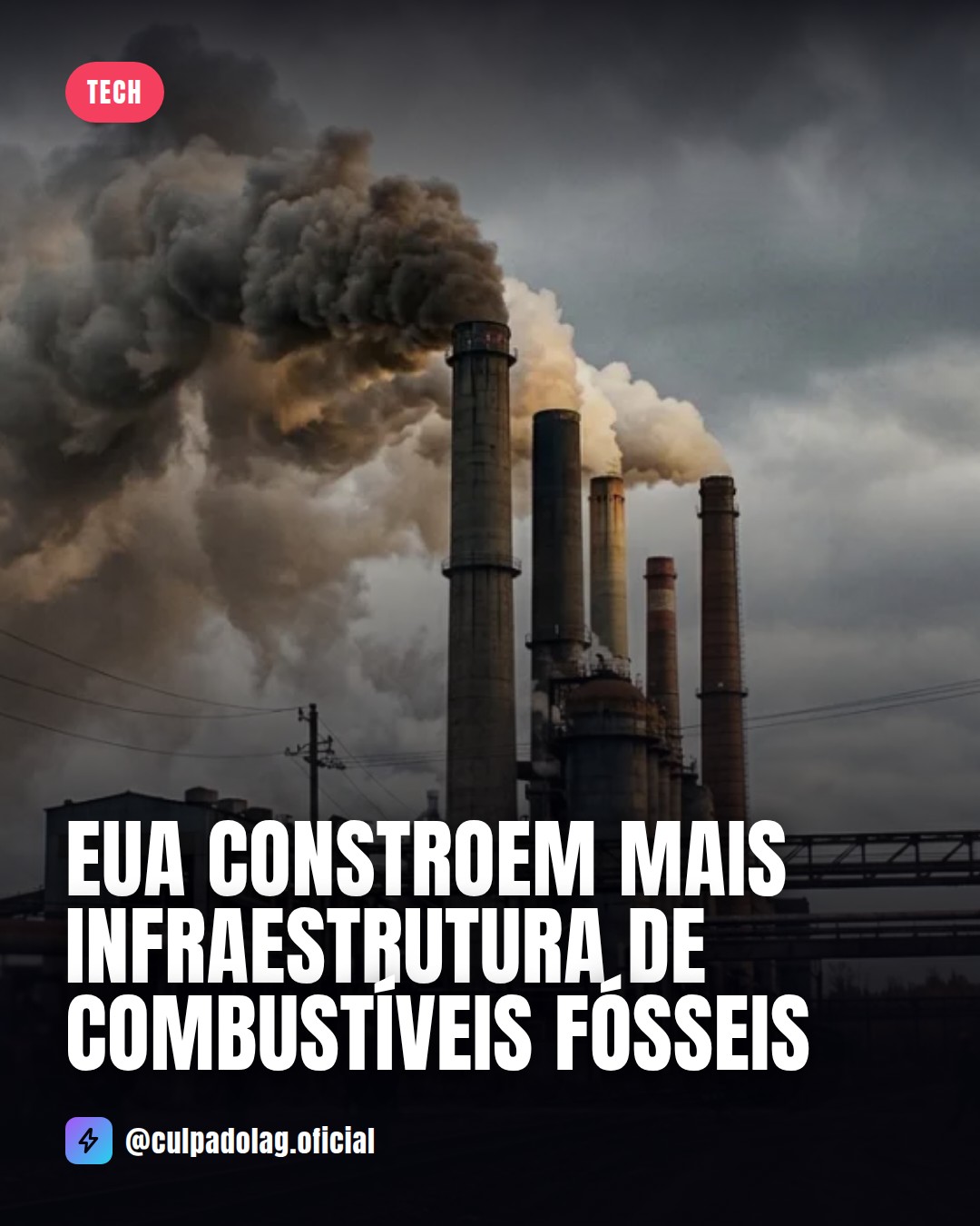 Último post do Culpa do Lag no Instagram