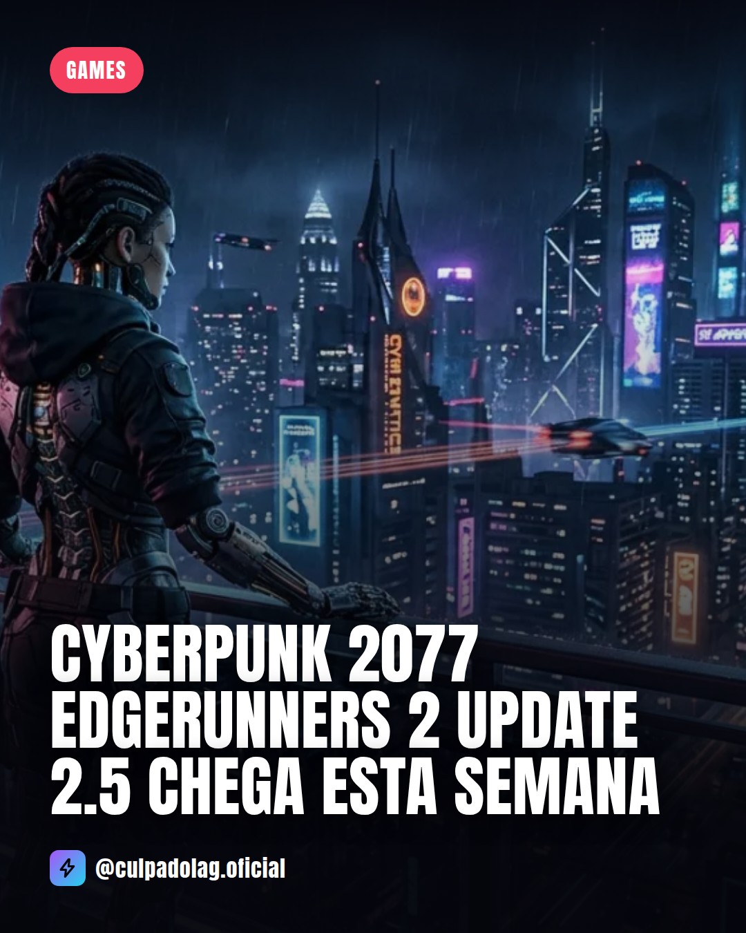 Último post do Culpa do Lag no Instagram