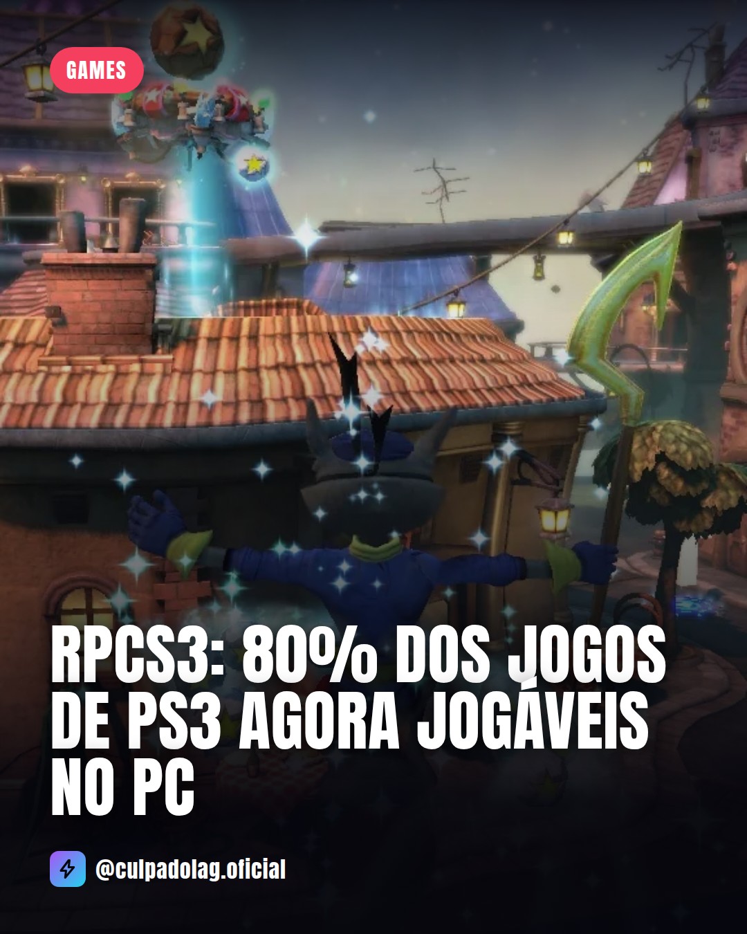 Último post do Culpa do Lag no Instagram