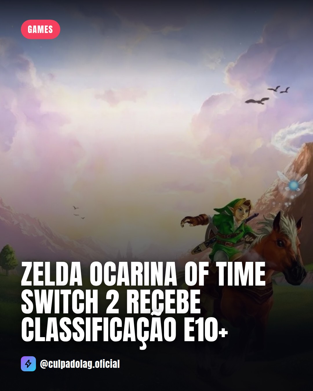 Último post do Culpa do Lag no Instagram