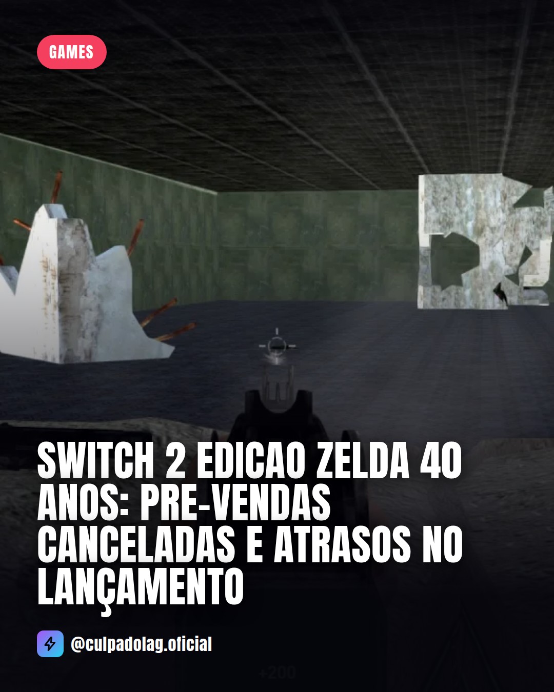 Último post do Culpa do Lag no Instagram