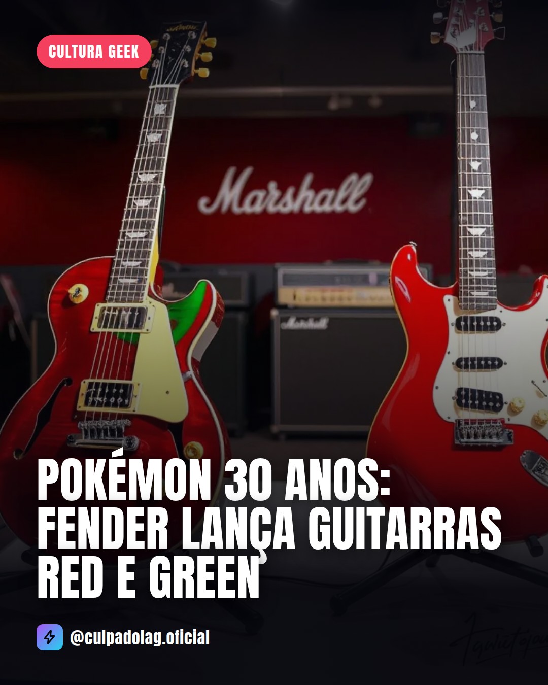 Último post do Culpa do Lag no Instagram