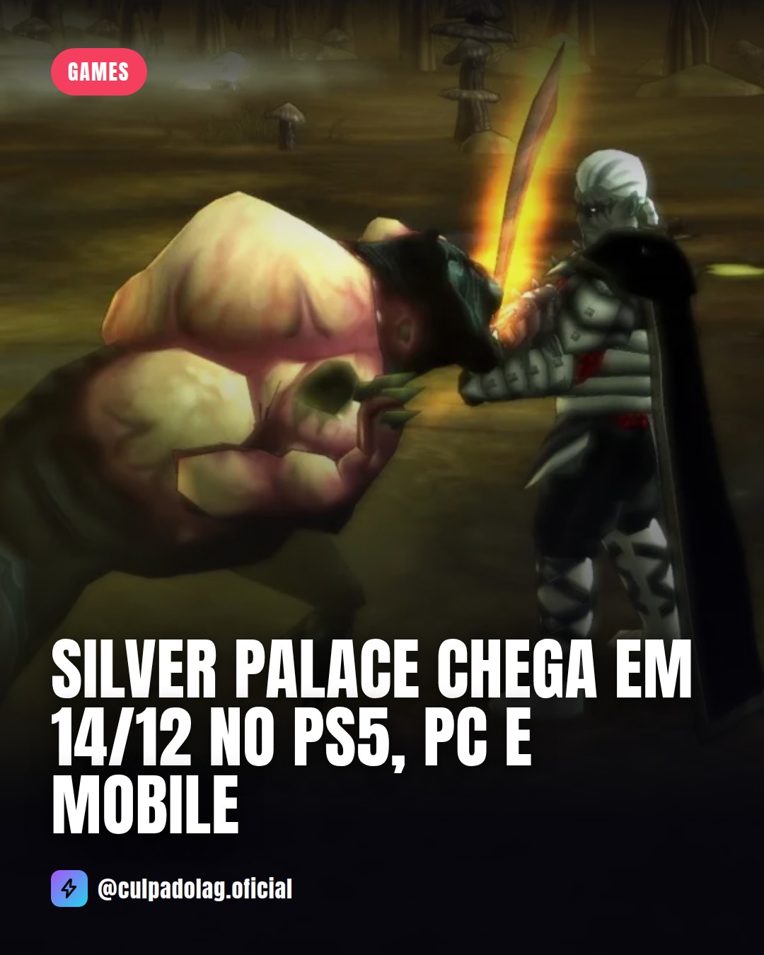 Último post do Culpa do Lag no Instagram