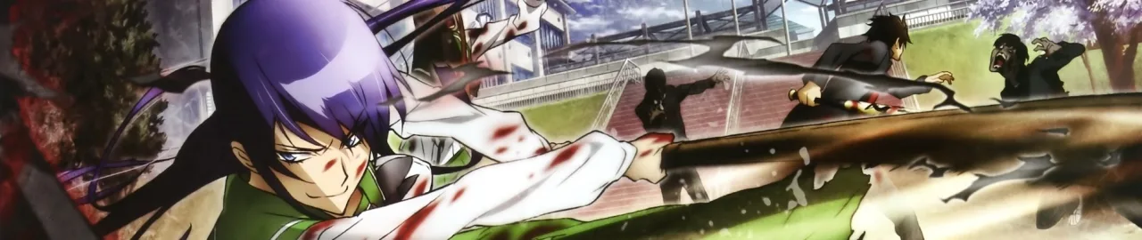 Cena do anime Highschool of the Dead