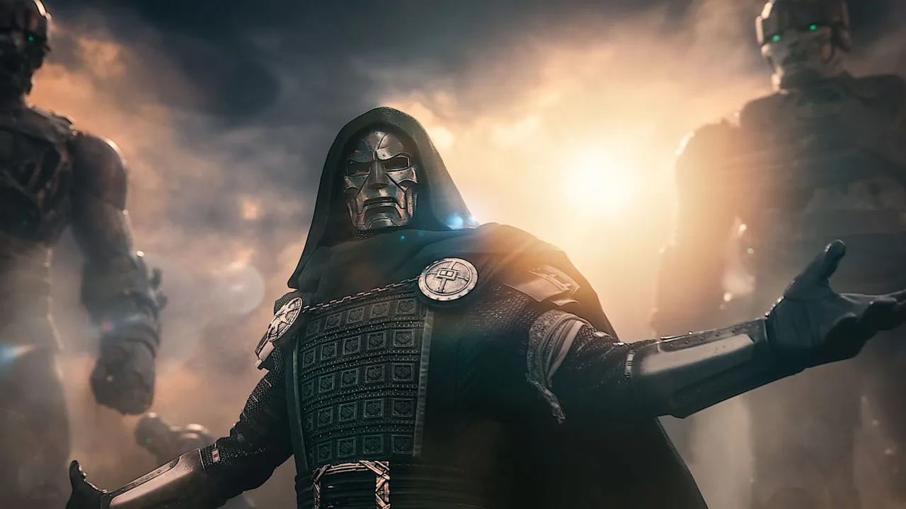 Vários Vingadores, incluindo Capitão América, Thor, Homem de Ferro e novos heróis, posam juntos sob o icônico escudo