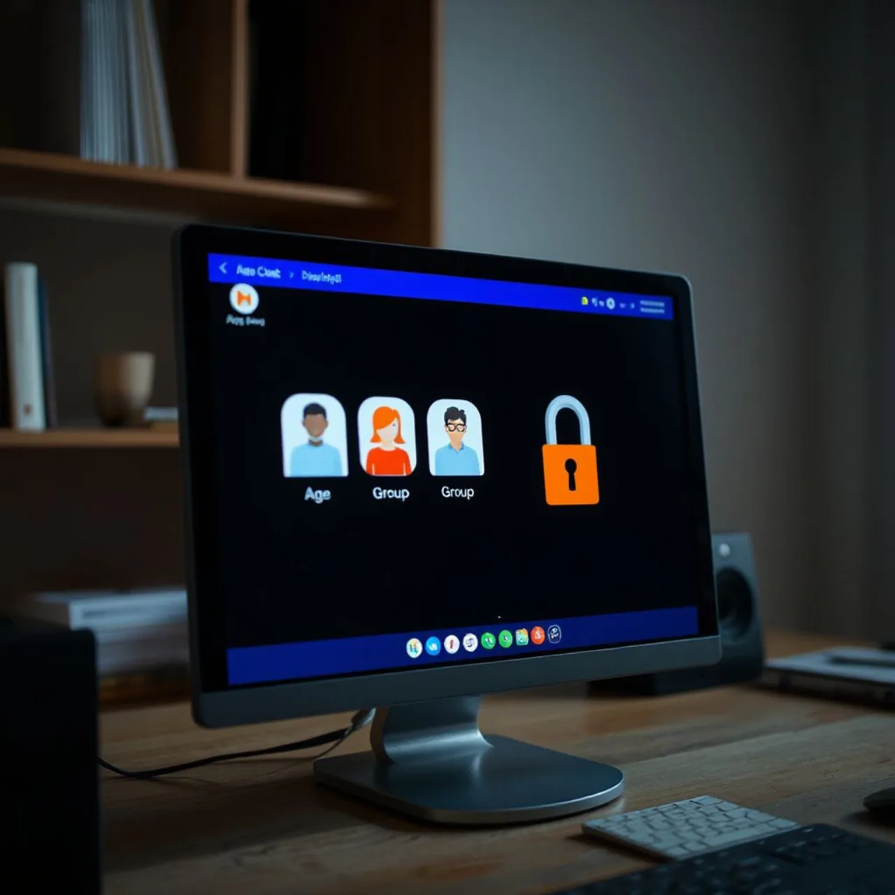 Tela de celular mostrando o app Discord com pop‑up de verificação de idade ao lado do logotipo roxo da plataforma