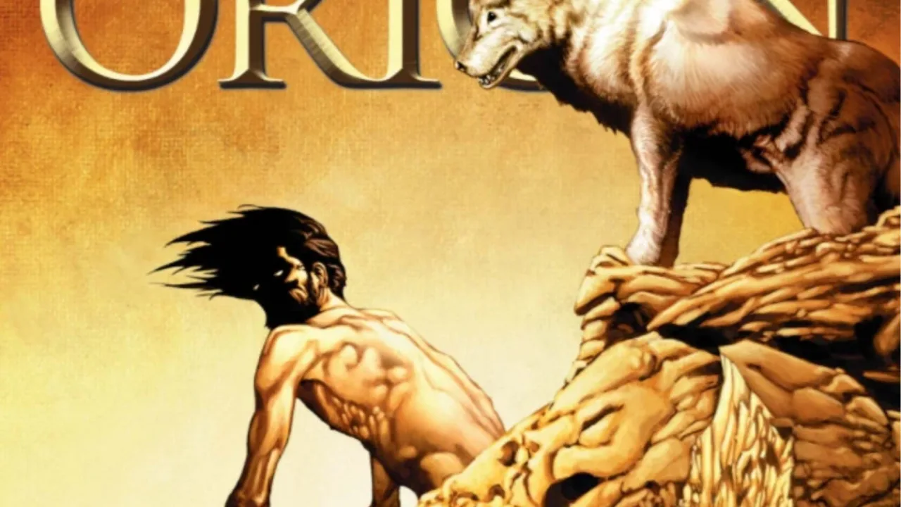 Capa da minissérie Wolverine Origin (2002) mostra um jovem James Howlett em uniforme vitoriano, com garras de adamantium