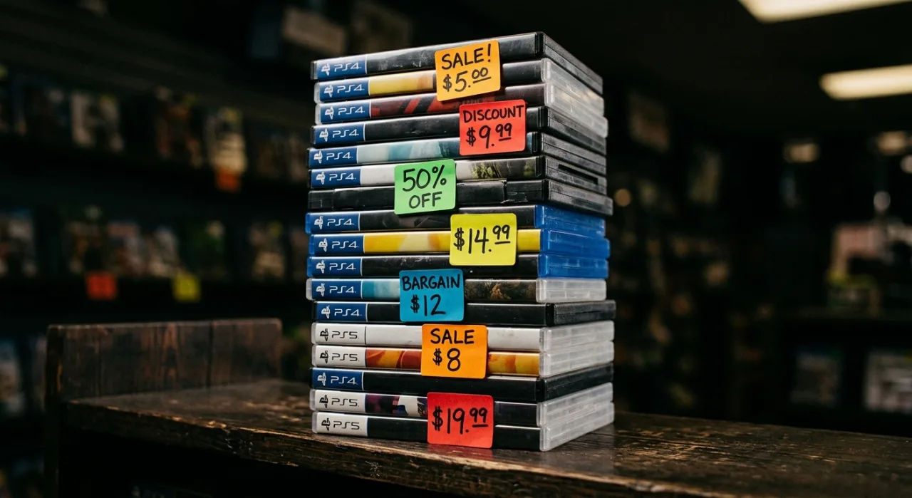 Console Xbox Series X cercado por capas de jogos com selo “90% OFF” e o logo da Xbox Shocktober Sale 2026