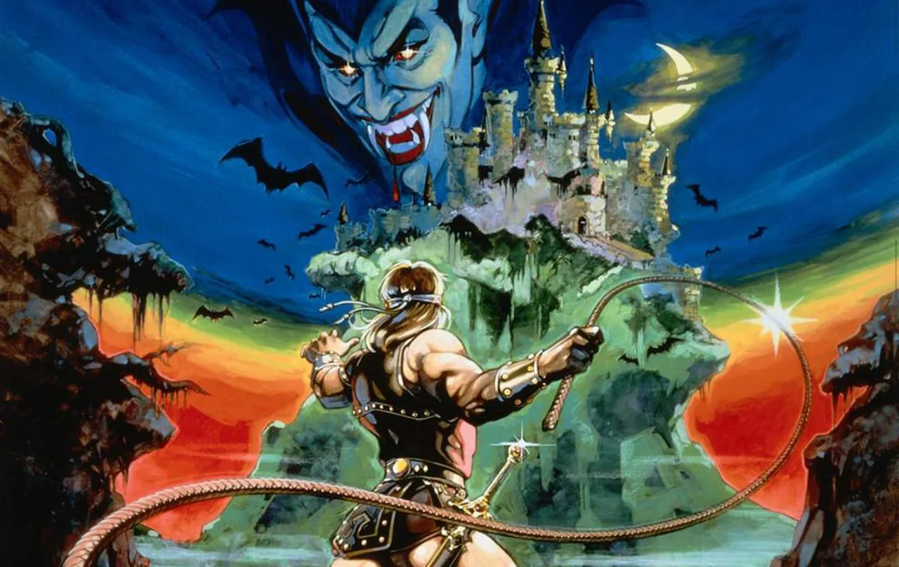 Cena do jogo Castlevania