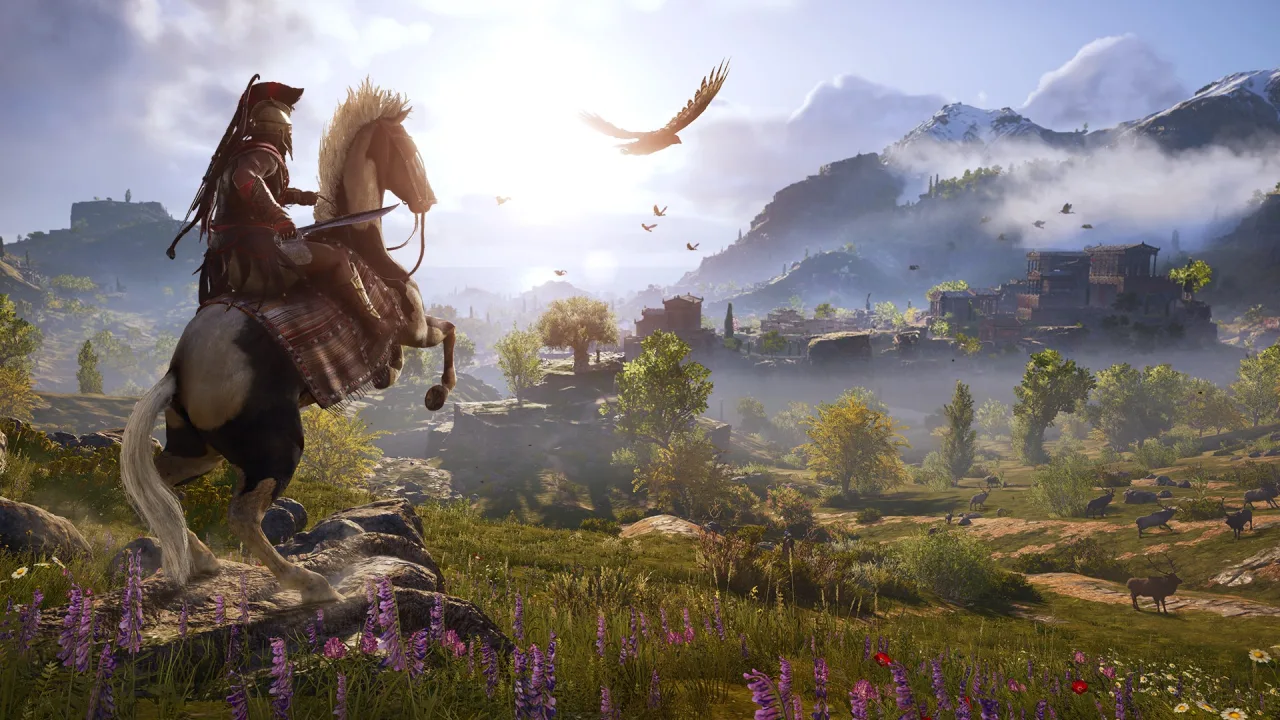 Cena do jogo Assassin's Creed Odyssey