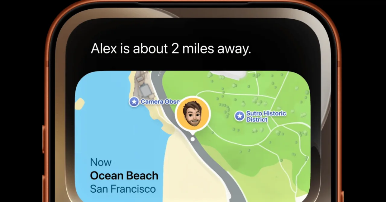 Pessoa correndo ao ar livre, usando fones e segurando iPhone, enquanto a Siri AI responde a um comando de treino