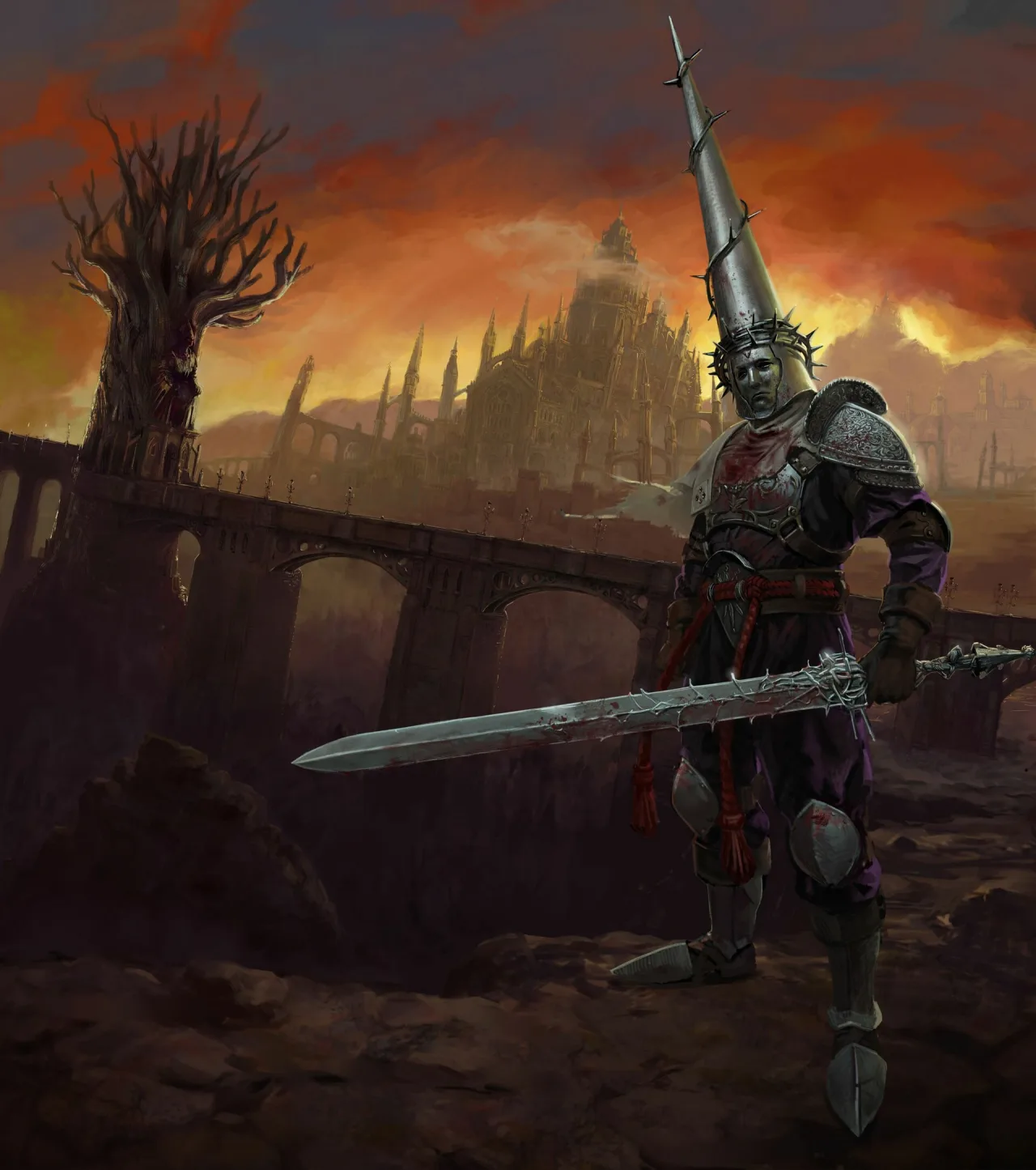 Cena do jogo Blasphemous