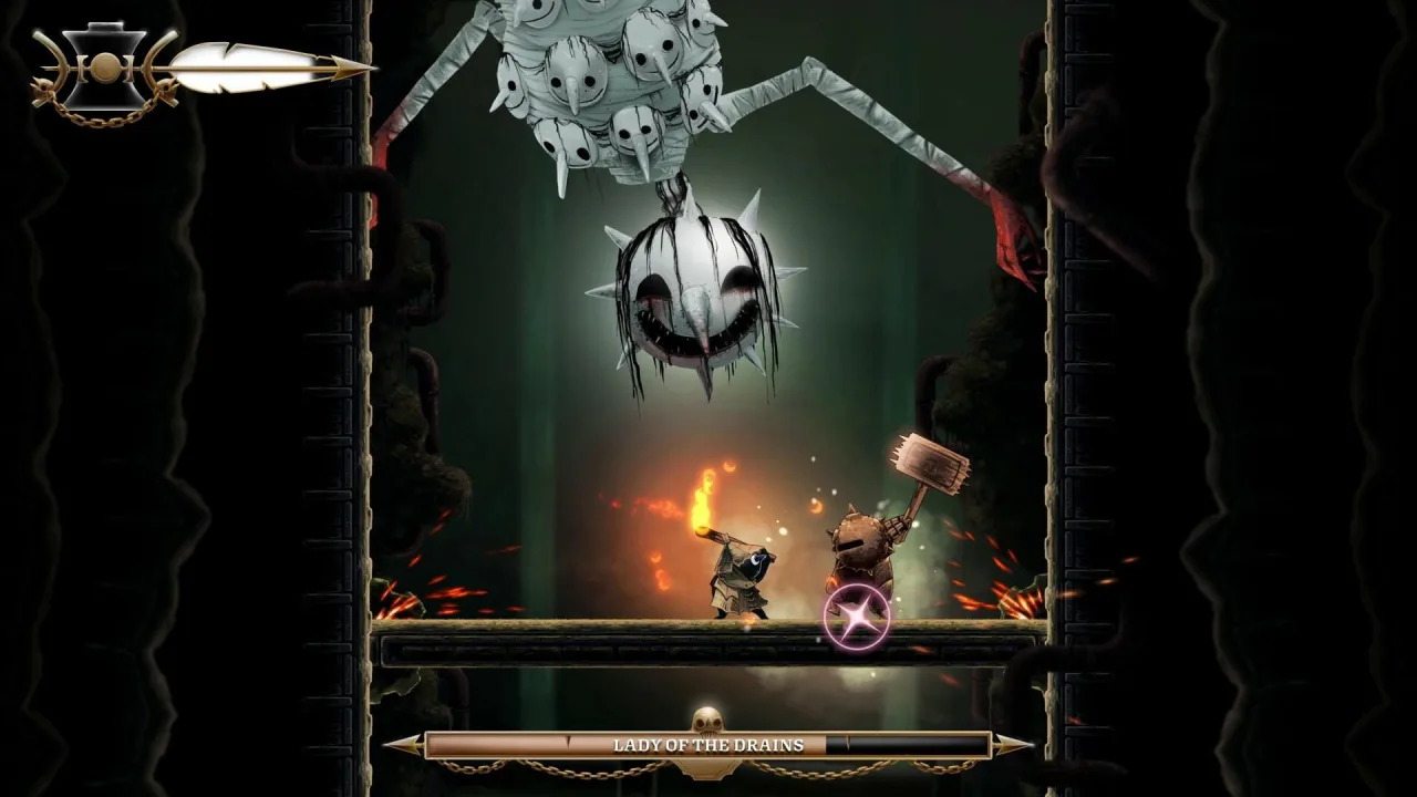 Cena do jogo Well Dweller