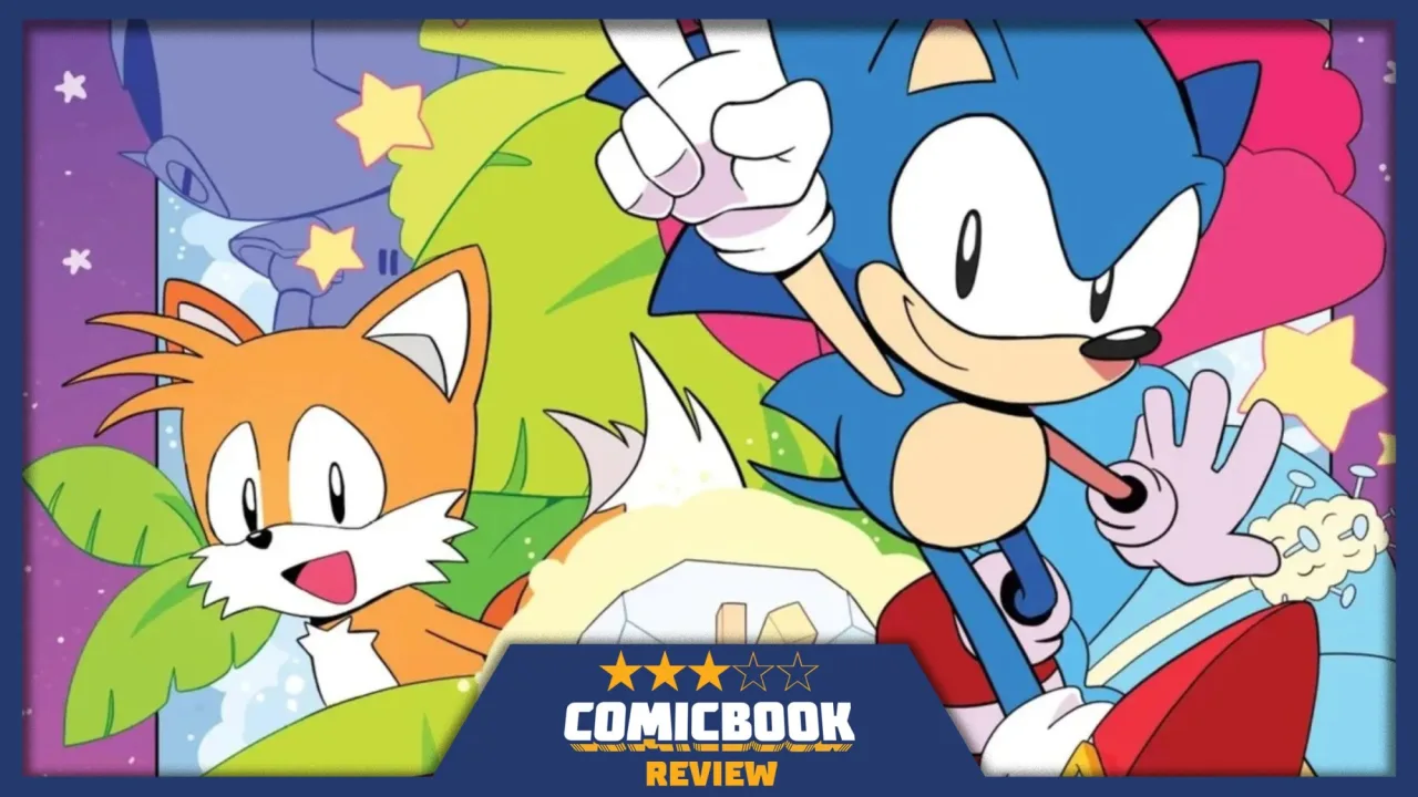 Jovem vestindo camiseta azul do Sonic corre na esteira segurando garrafa de água com logo da Sega