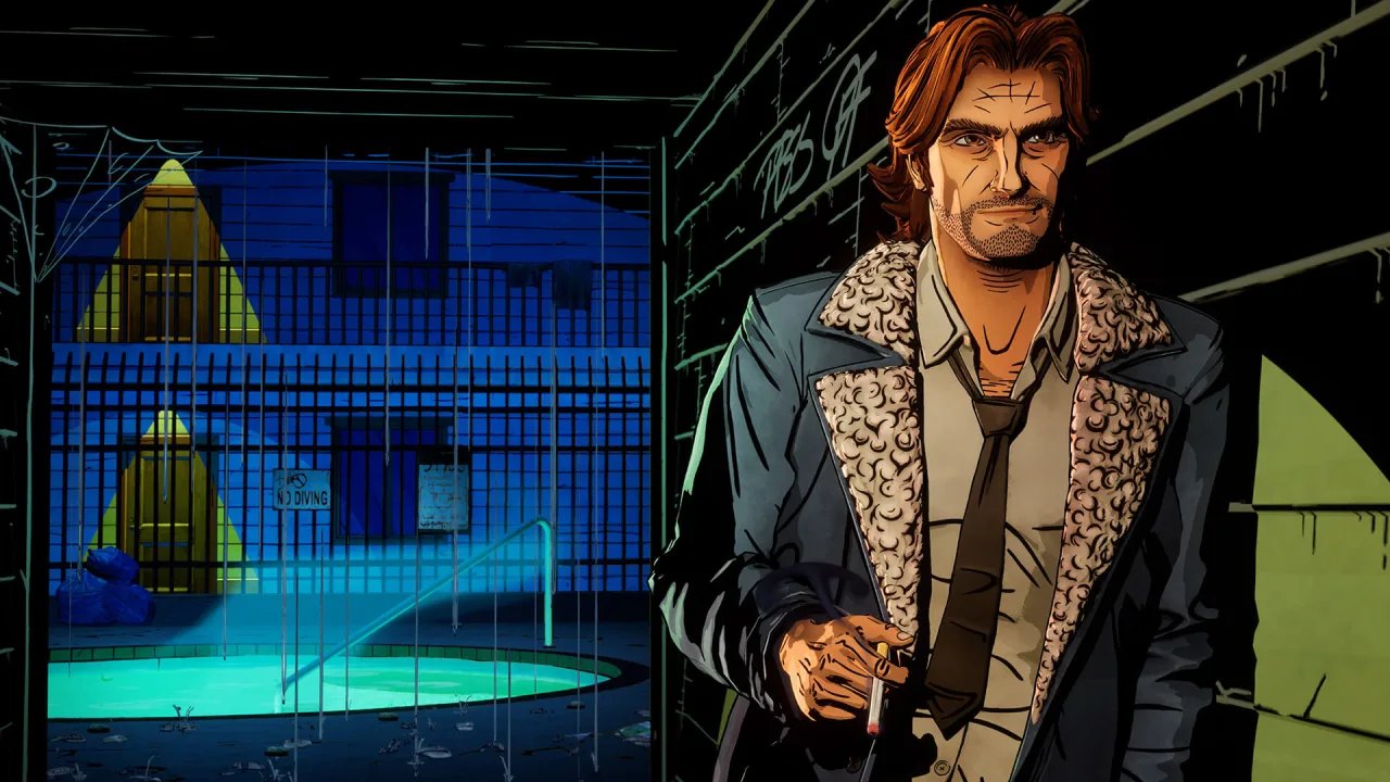Cena do jogo The Wolf Among Us Remastered