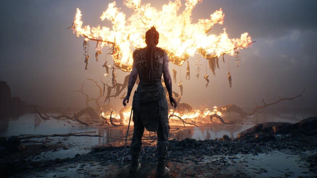 Cena do jogo Hellblade