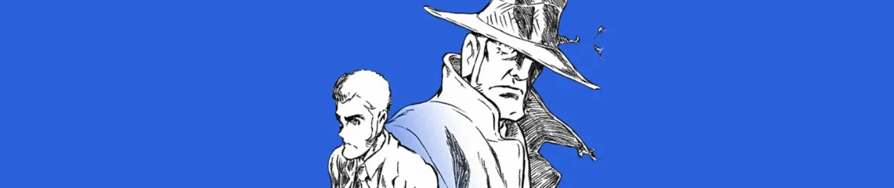 Estante repleta de caixas de Blu‑ray coloridas, com capas de Digimon Frontier, Samurai Pizza Cats e Lupin III