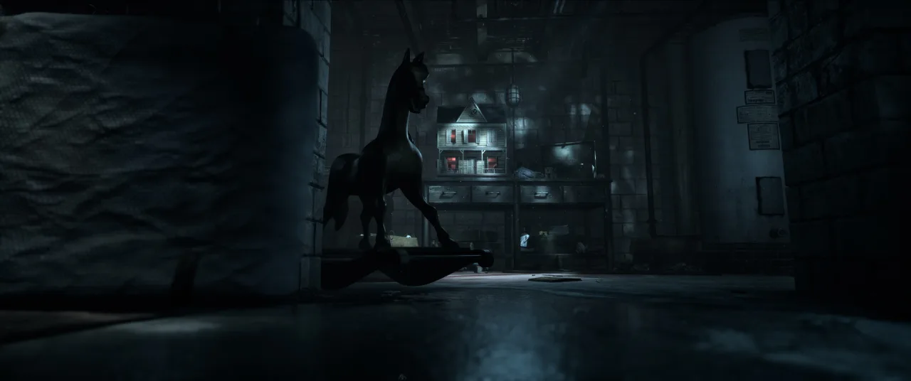 Cena do jogo Until Dawn 2