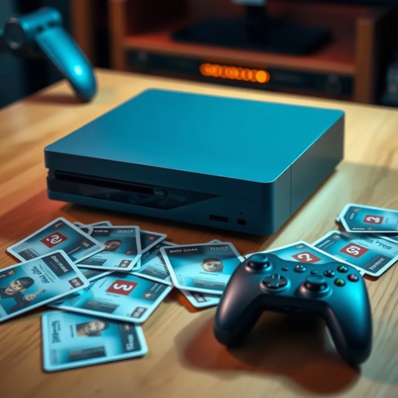 Um gamer sentado no sofá, segurando o controle Xbox, rodeado por garrafas de água, barra de proteína e um smartwatch