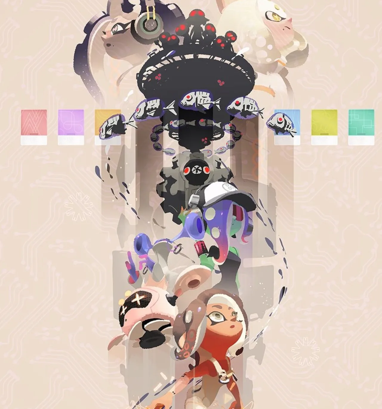 Cena do jogo Splatoon 3