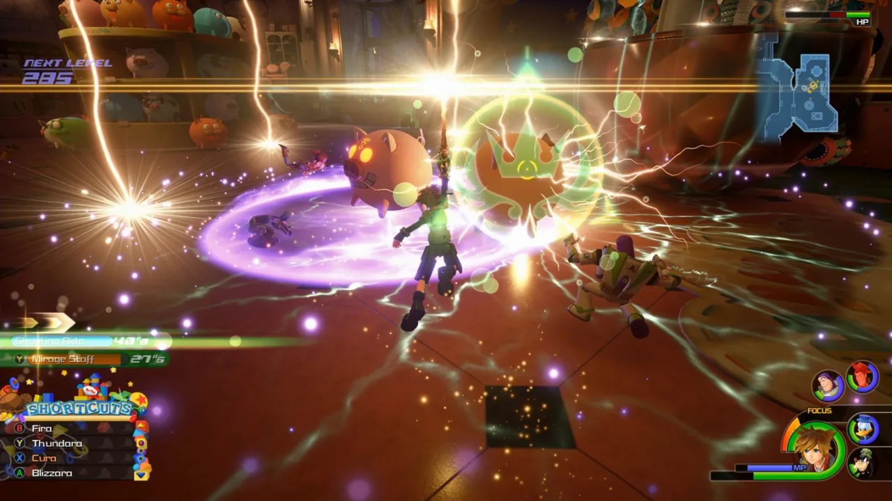 Cena do jogo Kingdom Hearts