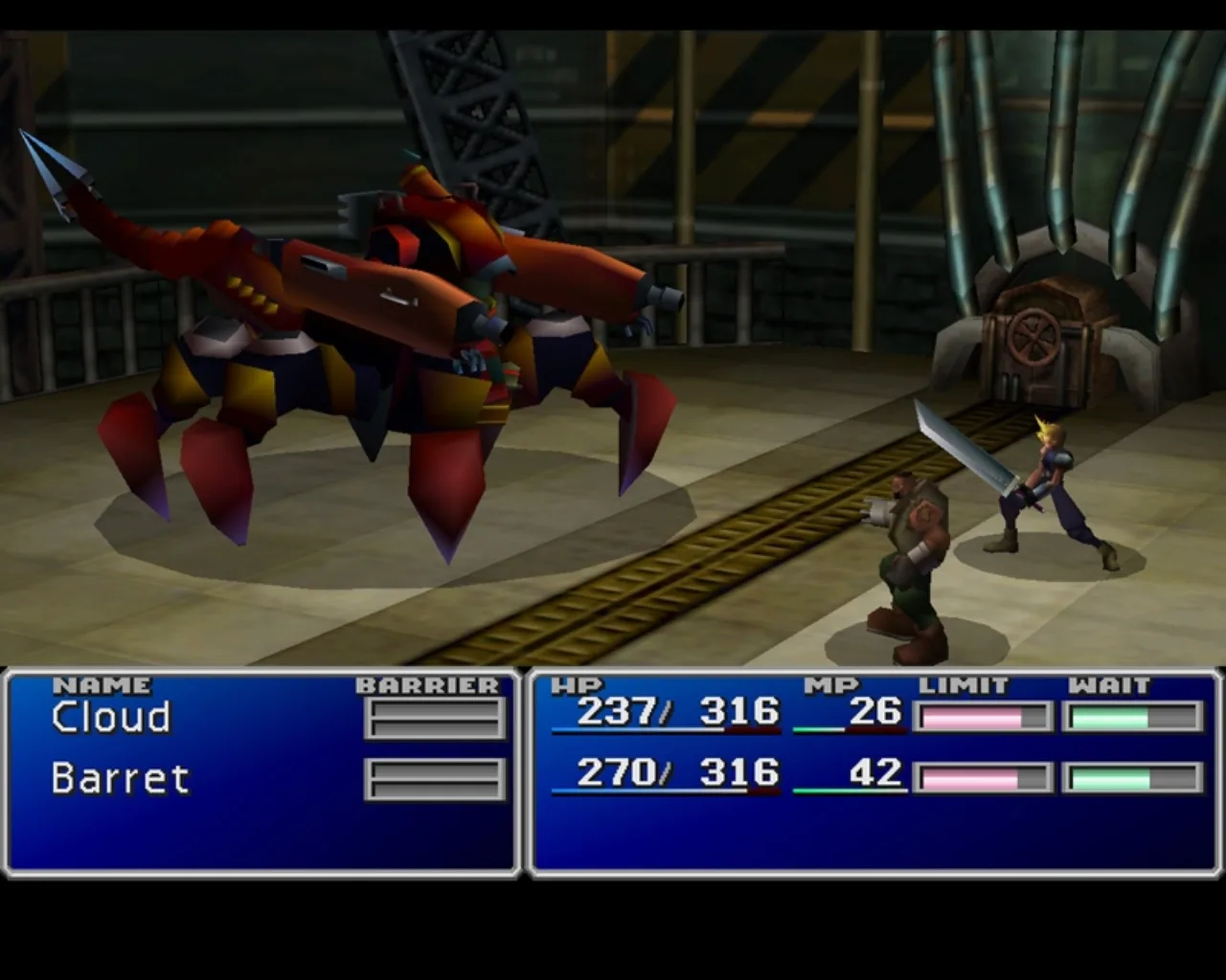 Jogador de FFVII em roupa de treino, segurando controle, ao lado de halteres, garrafa d'água e barra de energia