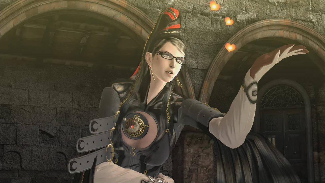 Cena do jogo Bayonetta
