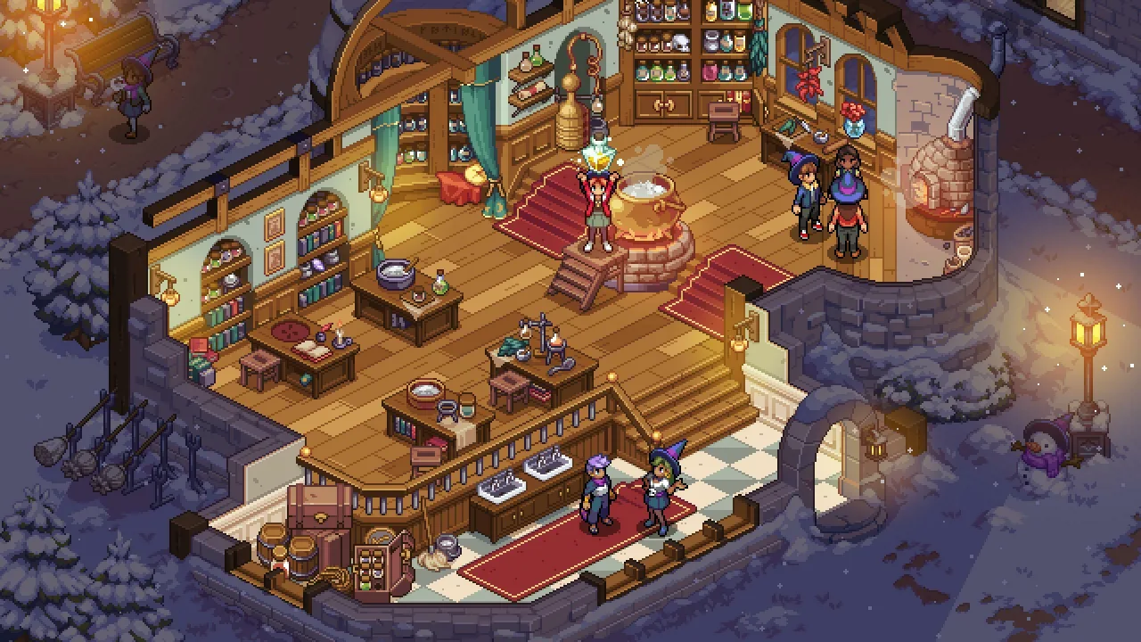 Cena do jogo Witchbrook
