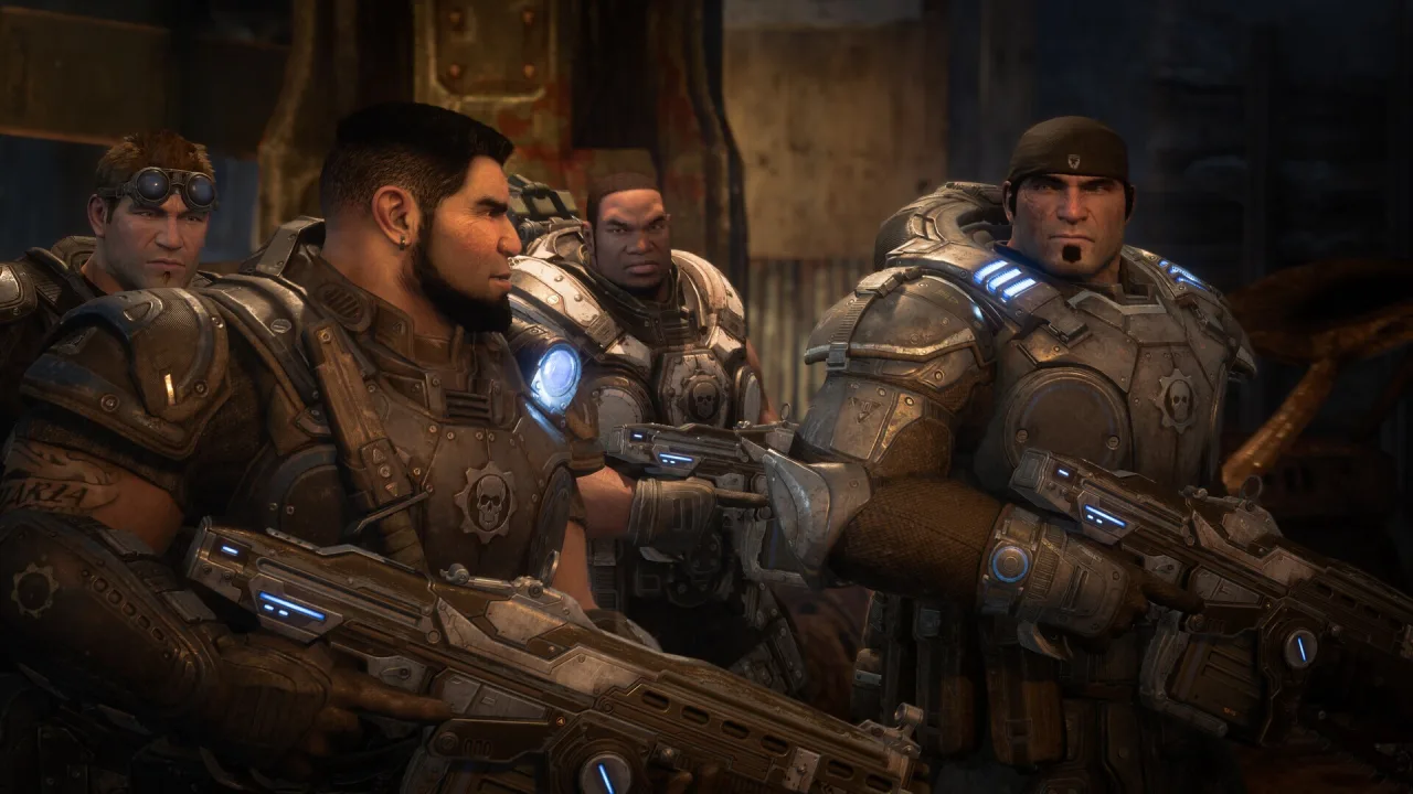 Cena do jogo Gears Of War