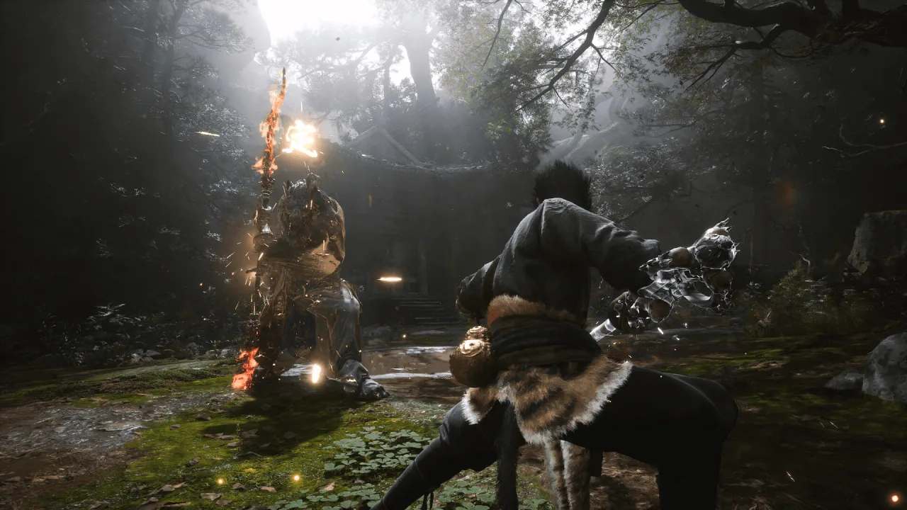 Cena do jogo Black Myth: Wukong