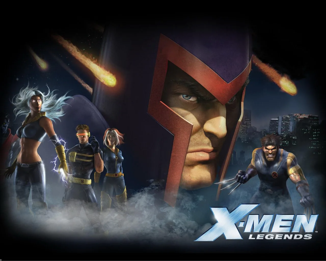 Cena do jogo X-Men Legends