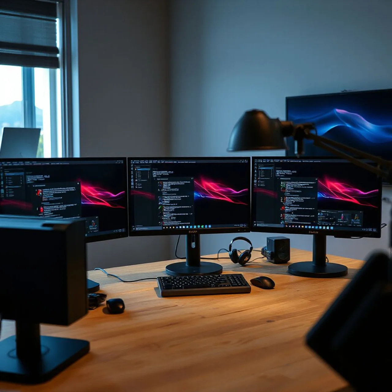 Tela do KDE Plasma 6.8 exibindo tema escuro, logo da KDE ao centro e ícones do Wayland ao lado do X11 riscado