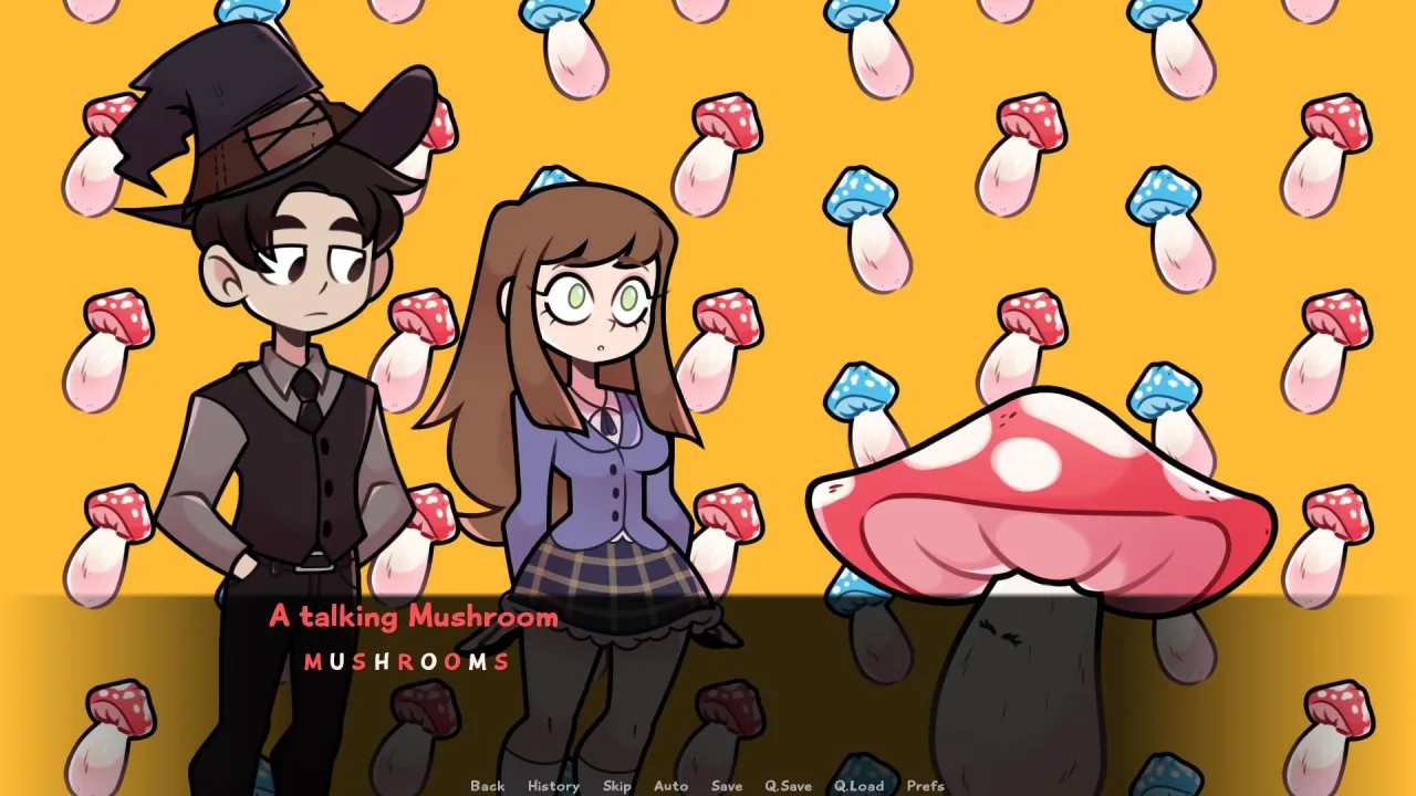Garota anime em roupa de academia, segurando shake de proteína, ao lado de um mecha futurista em fundo de ginásio