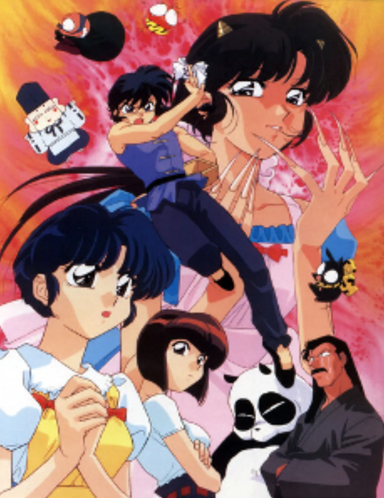 Cena do anime Ranma 1/2
