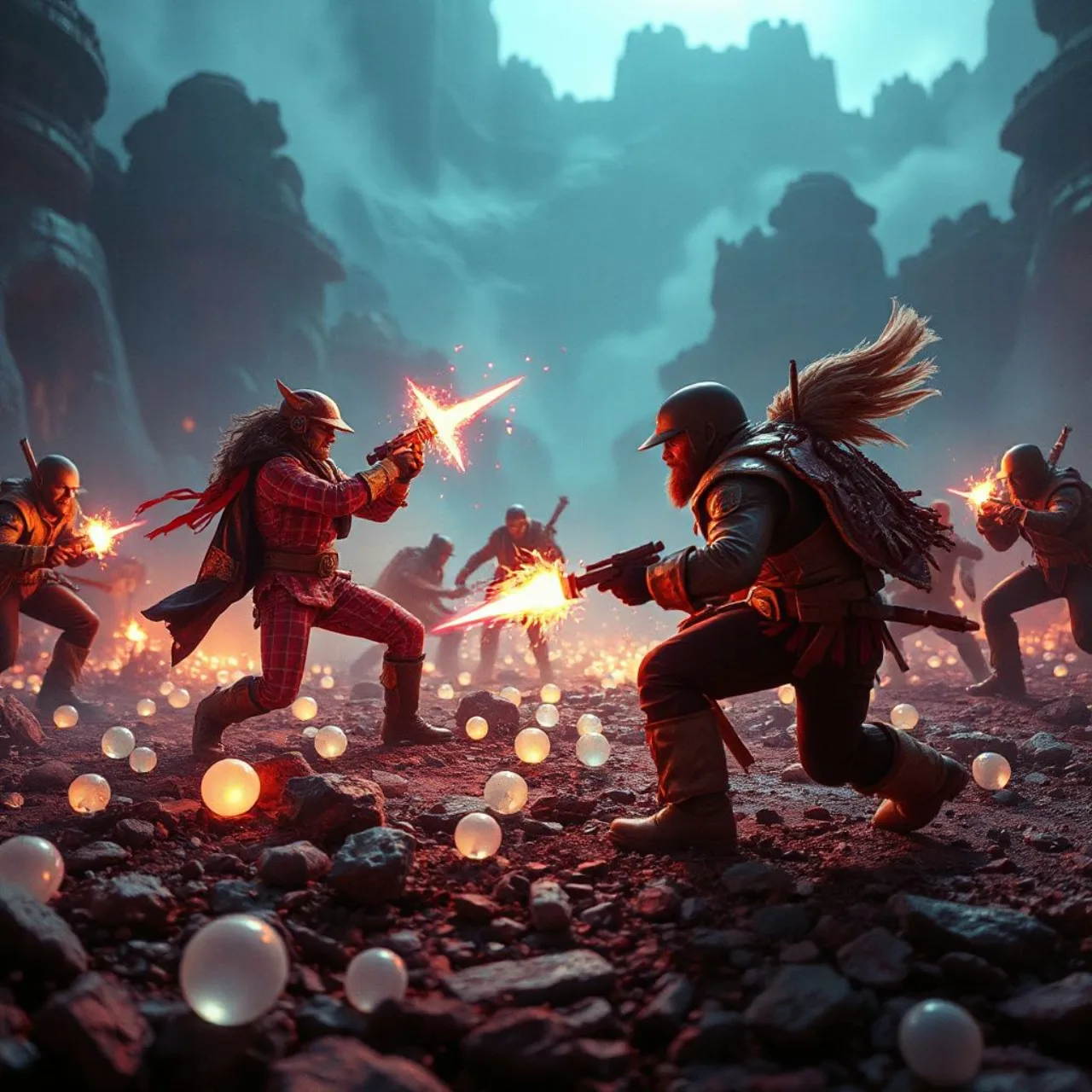 He-Man empunhando sua espada ao lado do console Nintendo Switch com a capa do jogo Dragon Pearl