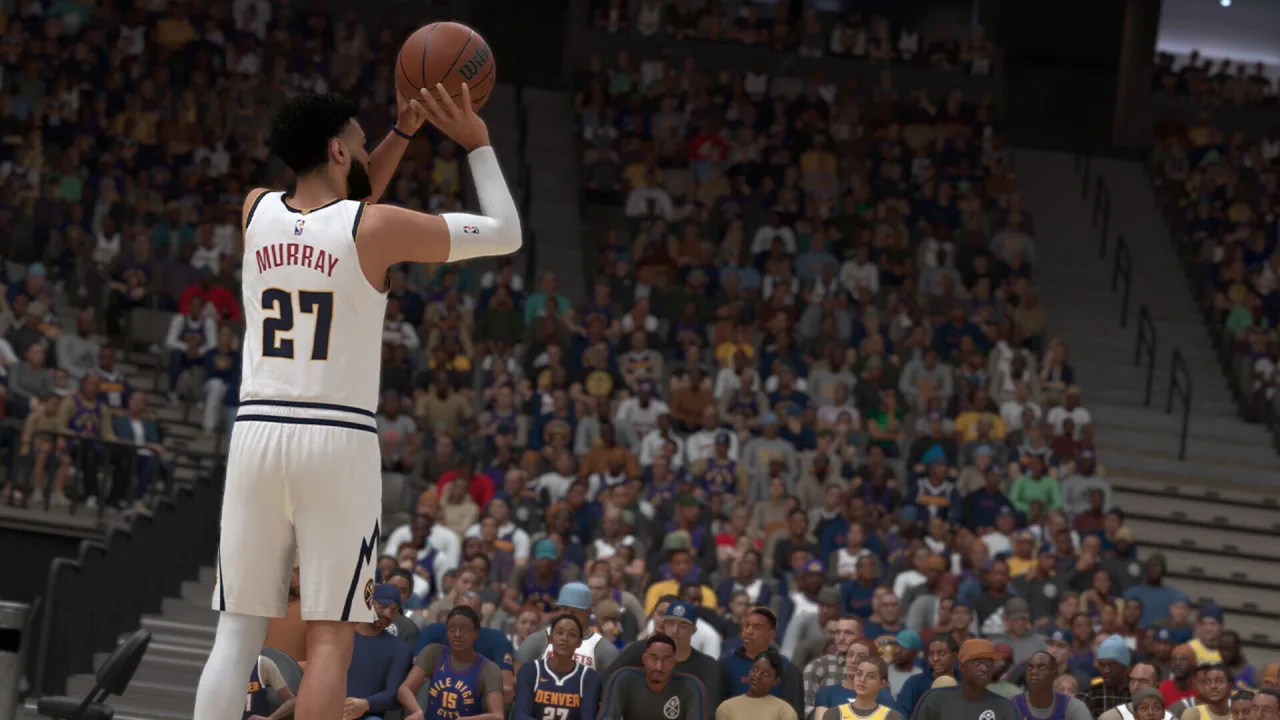 Cena do jogo NBA 2K25