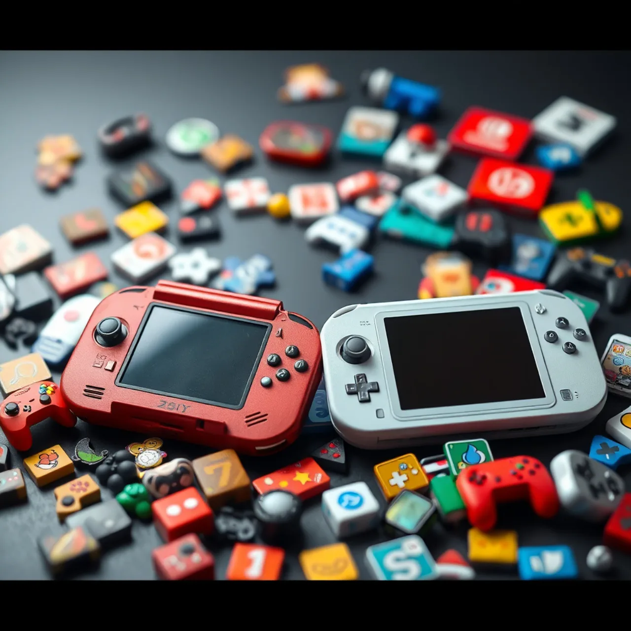 Um jovem sentado no sofá, segurando um controle Nintendo Switch, com garrafa de água, barra de proteína e smartwatch ao lado