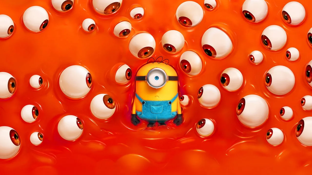 Pessoa vestindo roupa esportiva, segurando garrafa de água, ao lado de um laptop exibindo a capa de Minions & Monsters