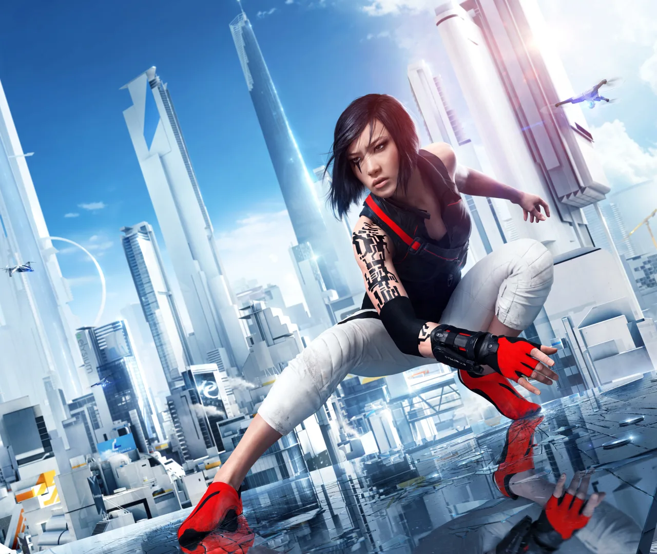 Cena do jogo Mirror's Edge Catalyst