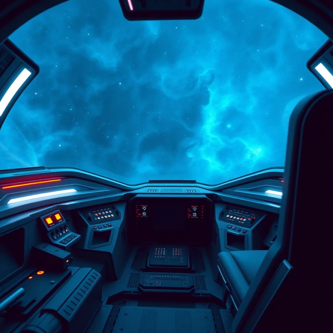 Controle do Nintendo Switch conectado à TV, exibindo a nave azul de Star Fox em ação no jogo Wild Blue Skies