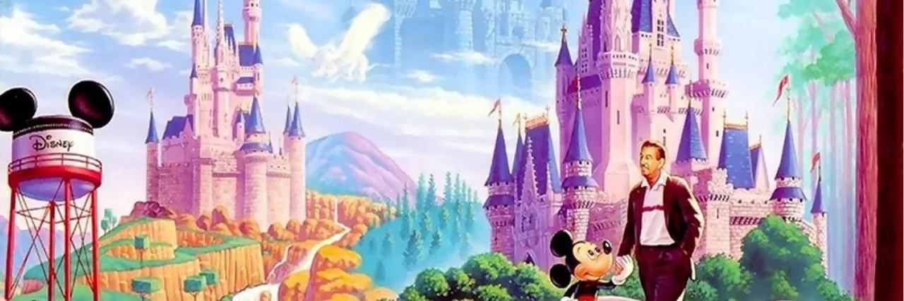 Cena do anime Disney