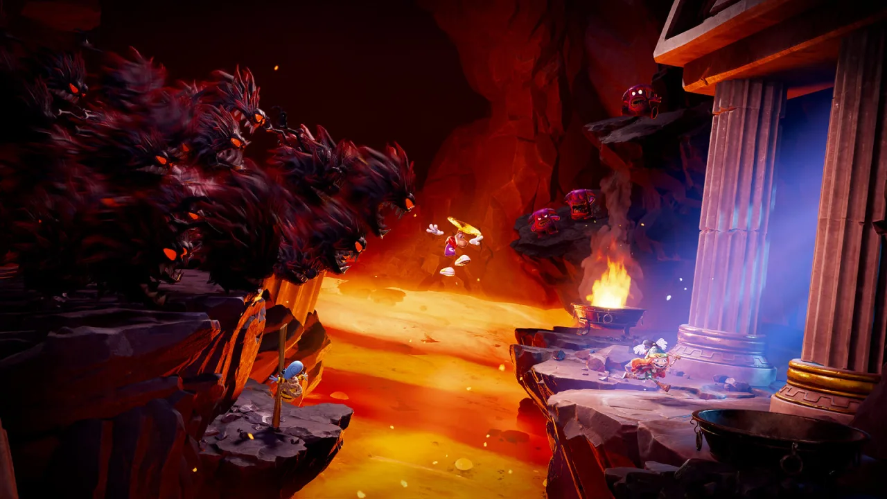 Cena do jogo Rayman Legends Retold