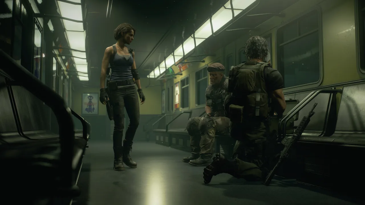 Cena do jogo Resident Evil 3