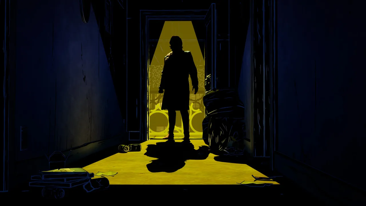 Cena do jogo The Wolf Among Us Remastered